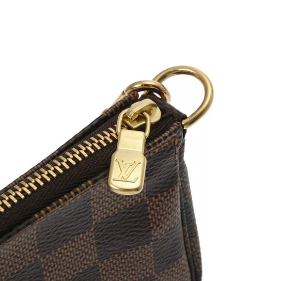 LOUIS VUITTON Damier Mini Pochette Accessoires Brown - Picture 9 of 12